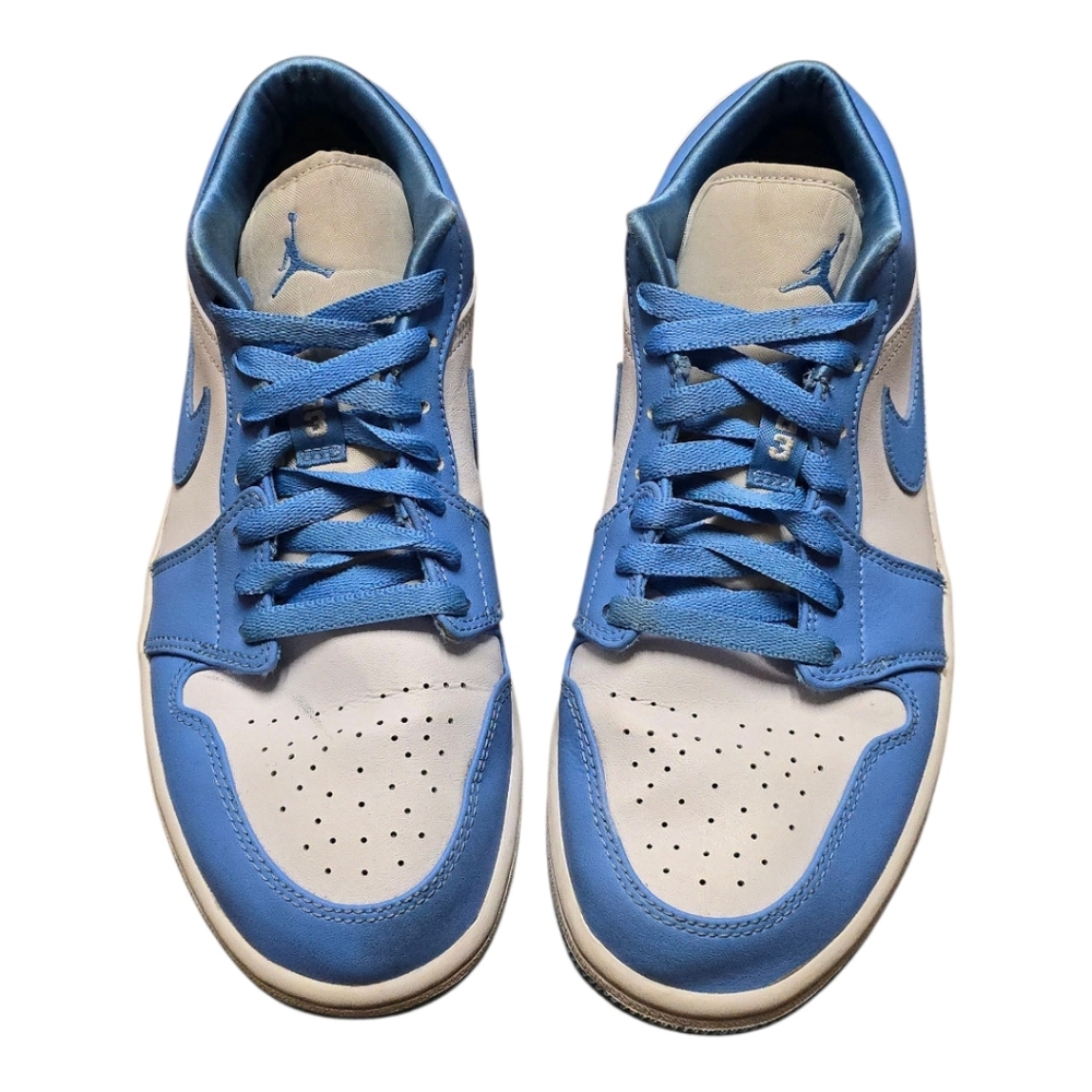 Nike Air Jordan 1 Low UNC Trainers US Size 9.5 AO9944 441